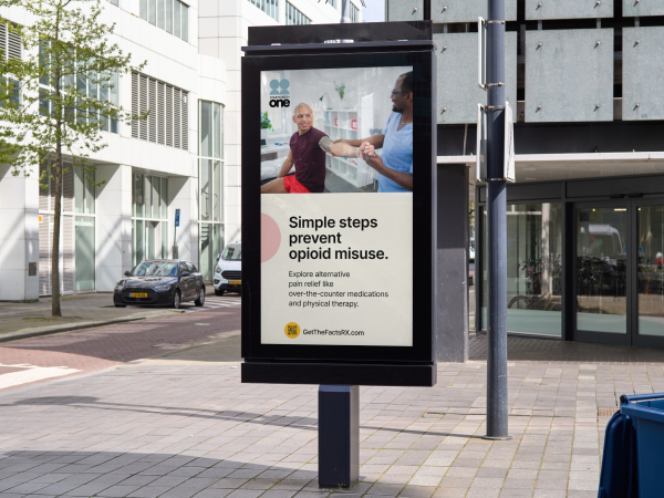 Mockup of a digital display for Pain management toolkit.