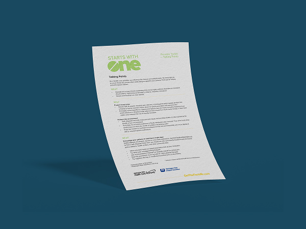 Mockup of General prevention talking points for WSHA toolkit.