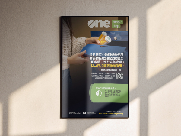 Mockup of Chinese materials for WSHA toolkit.