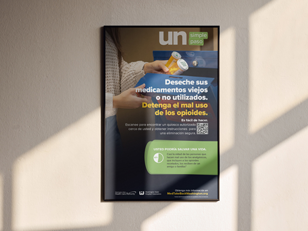 Mockup of spanish poster for WSHA toolkit.