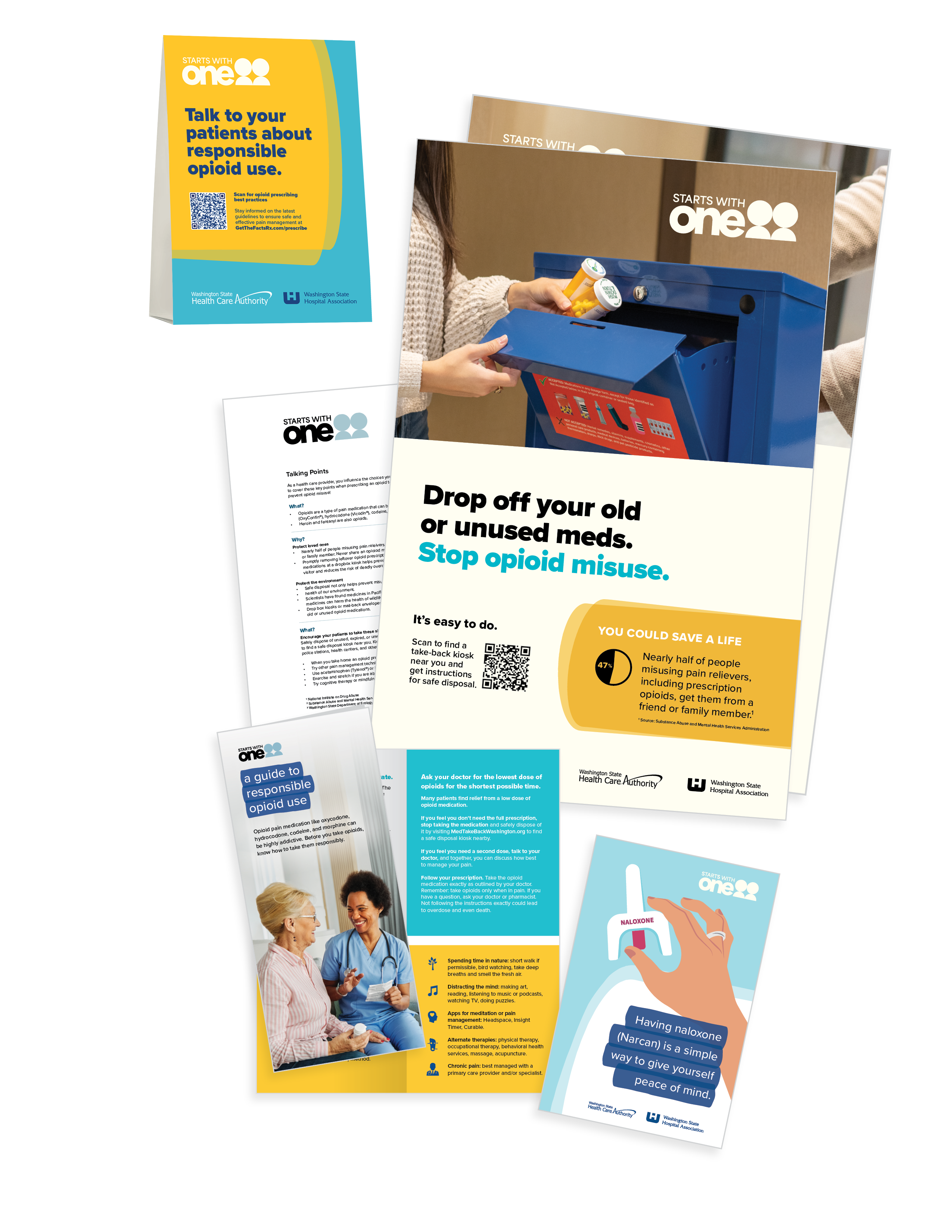 Collage of WSHA toolkit materials.