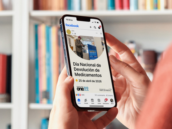 A mockup of the social ads for the Safe disposal toolkit.