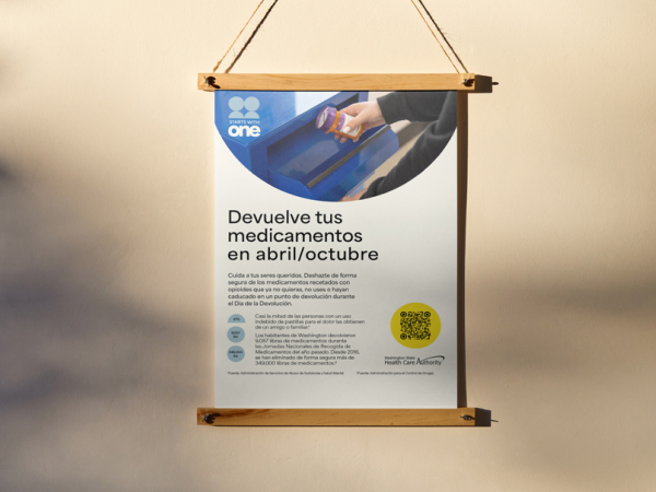 A mockup of the posters for the Safe disposal toolkit.