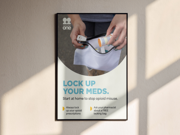 A mockup of the poster for the Pharmacy toolkit.